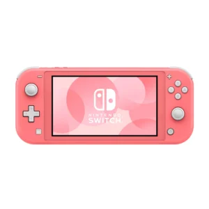 NINTENDO Switch Lite Coral Edition – Dedicated Handheld Gaming System with Built-in Controllers, +Control Pad, Portable Design & Jump In Anywhere Play